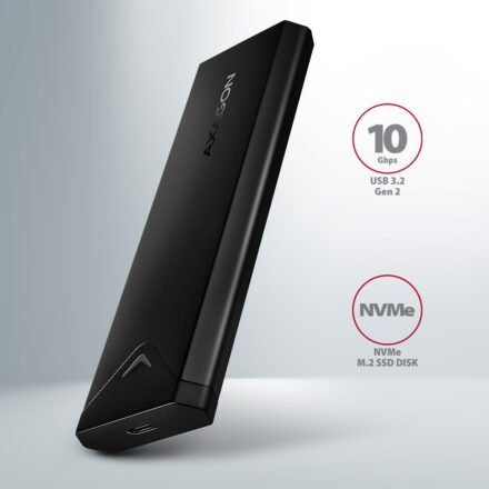 AXAGON AXAGON External USB-C 10Gbps metal box for M.2 NVMe SSD disks | EEM2-UB2 EEM2-UB2