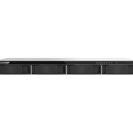QNAP QNAP Compact 1U short-depth rackmount 2.5GbE NAS | TS-433eU | Cortex-A55 | 4 GB TS-433eU