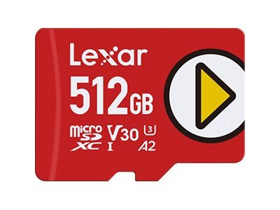 Lexar Lexar PLAY | 512 GB | microSDXC | Flash memory class 30 LMSPLAY512G-BNSNG