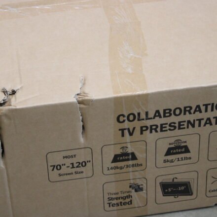 Digitus SALE OUT. DIGITUS TV Cart, 70-120" 140 kg max., Black | Digitus | Other | 70-120 " | Maximum weight (capacity) 140 kg | DAMAGED PACKAGING | Black DA-90452SO