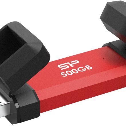 Silicon Power Silicon Power DS72 | 500 GB | USB Type-A/USB Type-C 3.2 Gen 2 | Red SP500GBUC3S72VPR