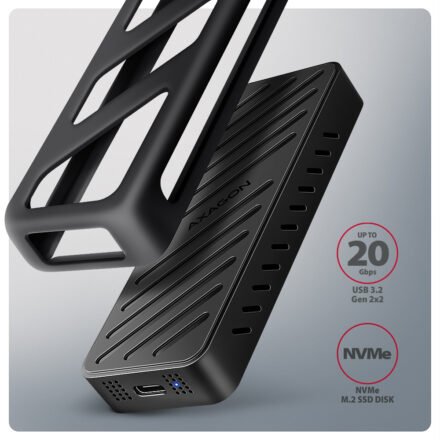 AXAGON AXAGON USB-C 20Gbps - M.2 NVMe SSD ARMORED Box | EEM2-20G EEM2-20G
