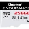 Kingston Kingston Endurance 95R | 256 GB | microSDXC | Flash memory class Class 10, UHS-I SDCE/256GB