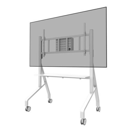 Neomounts Neomounts Floor stand | FL50-575WH1 TV trolley | Adjustable Height | 65-110 " | Maximum weight (capacity) 125 kg | White FL50-575WH1