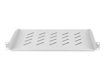 Lanberg Lanberg 19" fixed shelf 1U/483x315mm, max load capacity up to 25kg | AK-1008-S | Grey AK-1008-S