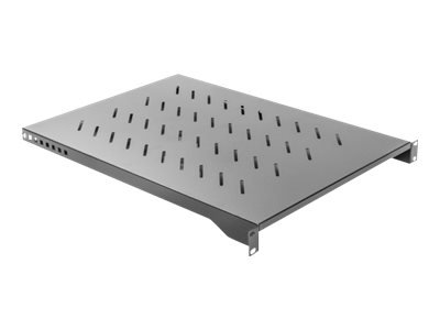 Lanberg Lanberg 19" fixed shelf 1U/483x700mm, max load capacity up to 15kg | AK-1010-B | Black AK-1010-B