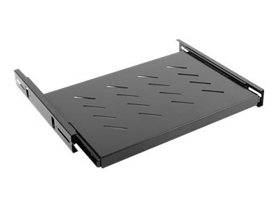 Lanberg Lanberg 19" sliding shelf 1U/465x347mm, max load capacity up to 60kg | AK-1006-B | Black AK-1006-B