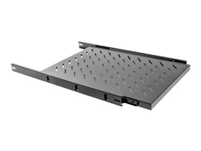 Lanberg Lanberg 19" Sliding Shelf 1U/465x750mm | AK-1011-B | Black AK-1011-B