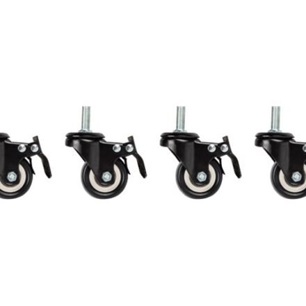 Lanberg Lanberg | Castors with thread and brake for wall mounting cabinets, 4 pcs | AK-1601-B AK-1601-B