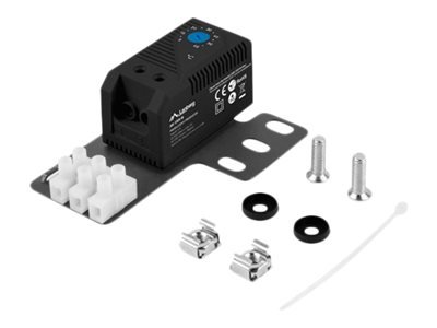 Lanberg Lanberg Closed-loop thermostat 10A for rack cabinets with 19" ear and terminal block | AK-1505-B | Black AK-1505-B