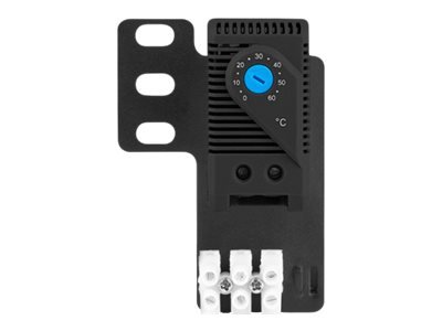 Lanberg Lanberg Closed-loop thermostat 10A for rack cabinets with 19" ear and terminal block | AK-1505-B | Black AK-1505-B