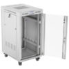 Lanberg Lanberg | Rack cabinet 19" free-standing 22U/600x800 (flat pack) with glass door | FF01-6822-12SL | Grey FF01-6822-12SL