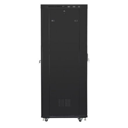 Lanberg Lanberg | Rack cabinet 19" free-standing 42U/600x1000 (flat pack) with glass door lCD V2 | FF01-6042-12BL | Black FF01-6042-12BL