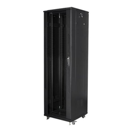 Lanberg Lanberg | Rack cabinet 19" free-standing 42U/600x600 (flat pack) | FF01-6642-12B | Black FF01-6642-12B