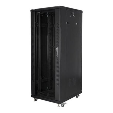 Lanberg Lanberg | Rack cabinet 19" free-standing 42U/600x800 (flat pack) | FF01-6842-12B | Black FF01-6842-12B