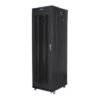 Lanberg Lanberg | Rack cabinet 19" free-standing 42U/600x800 (flat pack) with mesh door, LCD | FF01-6842-23BL | Black FF01-6842-23BL