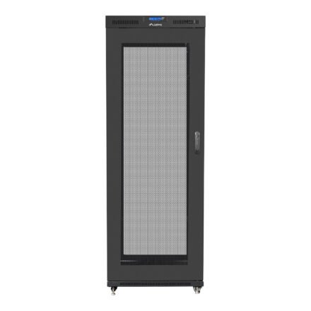 Lanberg Lanberg | Rack cabinet 19" free-standing 42U/800x1000 (flat pack) with mesh door, LCD | FF01-8042-23BL | Black FF01-8042-23BL