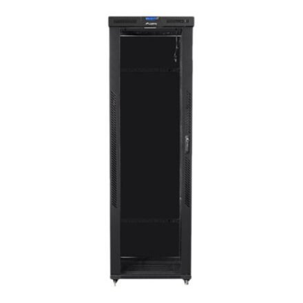 Lanberg Lanberg | Rack cabinet 19" free-standing 47U/800x1000 (flat pack) with glass door, LCD | FF01-8047-12BL | Black FF01-8047-12BL