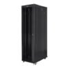 Lanberg Lanberg | Rack cabinet 19" free-standing 47U/800x1200 (flat pack) with glass door, LCD | FF01-8247-12BL | Black FF01-8247-12BL