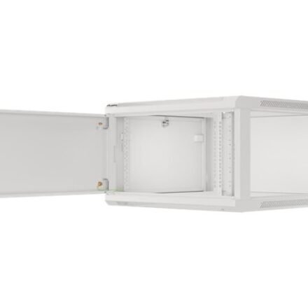 Lanberg Lanberg | Rack cabinet 19" wall-mount 12U/600x450 for self-assembly with metal door (flat pack) | WF01-6412-00S | Grey WF01-6412-00S