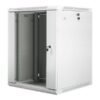 Lanberg Lanberg | Rack cabinet 19" wall-mount 15U/600x600 (flat pack) with glass door | WF01-6615-10S | Grey WF01-6615-10S