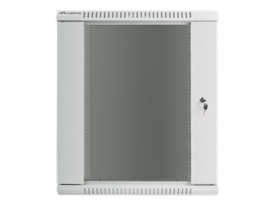 Lanberg Lanberg | Rack cabinet 19" wall-mount 15U/600x600 (flat pack) with glass door | WF01-6615-10S | Grey WF01-6615-10S