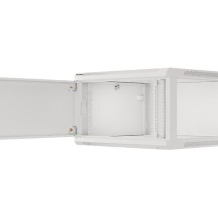Lanberg Lanberg | Rack cabinet 19" wall-mount 6U/600x600 for self-assembly with metal door (flat pack) | WF01-6606-00S | Grey WF01-6606-00S