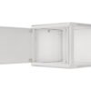 Lanberg Lanberg | Rack cabinet 19" wall-mount 9U/600x600 (flat pack) for self-assembly with metal door | WF01-6609-00S | Grey WF01-6609-00S