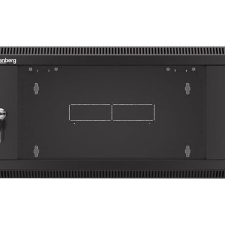 Lanberg Lanberg | Rack cabinet 19" wall-mounted 4U 600 fast assembly (flat pack) | WFFA-5604-10B | Black WFFA-5604-10B