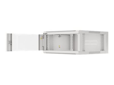 Lanberg Lanberg | Rack cabinet 19" wall-mounted 4U 600 fast assembly (flat pack) | WFFA-5604-10S | Grey WFFA-5604-10S