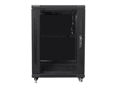 Lanberg Lanberg | Rack cabinet 19" free-standing 15U/600x600 (flat pack) | FF01-6615-12B | Black FF01-6615-12B