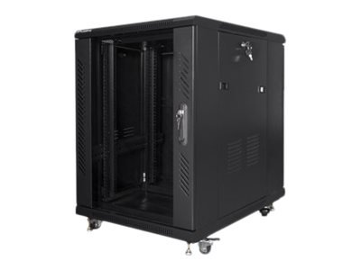 Lanberg Lanberg | Rack cabinet 19" free-standing 15U/600x800 (flat pack) | FF01-6815-12B | Black FF01-6815-12B