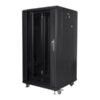 Lanberg Lanberg | Rack cabinet 19" free-standing 22U/600x600 (flat pack) | FF01-6622-12B | Black FF01-6622-12B