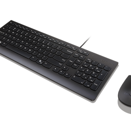 Lenovo Lenovo Essential Wired Combo Keyboard and Mouse | Keyboard and Mouse Set | Wired | Mouse included | Nordic | Black 4X31R64446