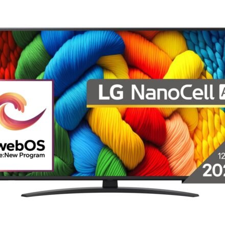 LG LG 50NANO81A3A | 50 | Smart TV | webOS 25 | UHD | Black 50NANO81A3A