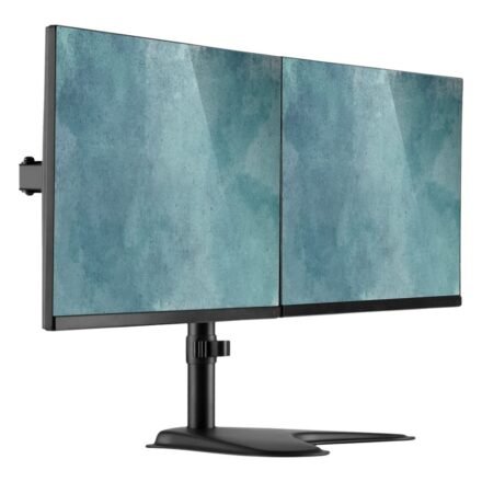 Digitus Digitus Desk Mount | DA-90401 | Adjustable Height, Rotate, Swivel | 15-32 " | Maximum weight (capacity) 2x8 kg | Black DA-90401