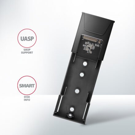 AXAGON AXAGON USB-C 10Gbps - M.2 NVMe and SATA SSD THIN SCREWLESS box | EEM2-GTS2 EEM2-GTS2
