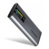 AXAGON AXAGON External USB-C 10Gbps metal box with info display for M.2 NVMe and SATA SSD | EEM2-SD2 EEM2-SD2