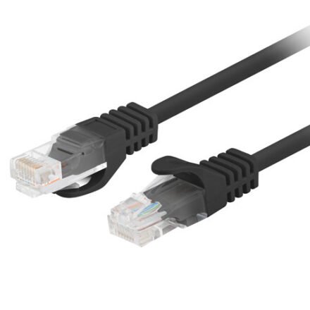 Lanberg Lanberg Patchcord CAT.5E UTP Fluke Passed | PCU5-10CC-0025-BK | 0.25 m PCU5-10CC-0025-BK