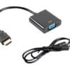 Lanberg Lanberg HDMI, Mini Jack 3.5 mm, VGA Adapter | AD-0017-BK | 20 m AD-0017-BK