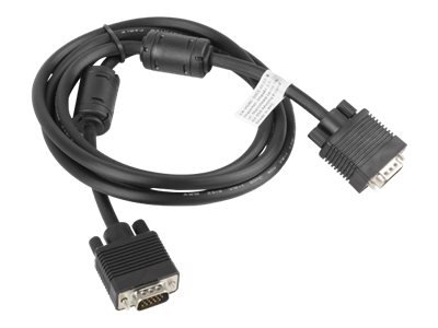 Lanberg Lanberg VGA Cable, Dual-Shielded Ferrite Core | CA-VGAC-10CC-0018-B | VGA to VGA | 1.8 m CA-VGAC-10CC-0018-B