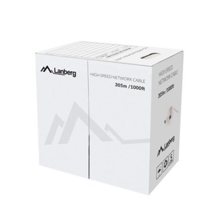 Lanberg Lanberg LAN Cable Cat.6 UTP, Solid CU Fluke Passed | LCU6-12CU-0305-S | 305 m LCU6-12CU-0305-S