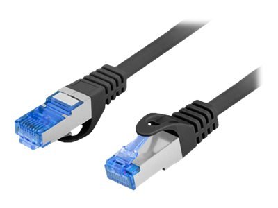 Lanberg Lanberg Patch cable - CAT 6a | RJ-45 - male | RJ-45 - male | RJ-45 - male to RJ-45 - male | 1 m PCF6A-10CC-0100-BK