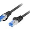 Lanberg Lanberg Patchcord Cat.6A S/FTP LSZH CCA | PCF6A-10CC-0150-BK | 1.5 m PCF6A-10CC-0150-BK