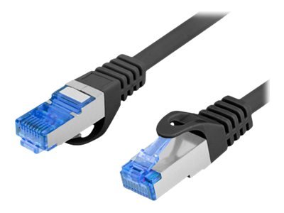 Lanberg Lanberg Patchcord Cat.6A S/FTP LSZH CCA | PCF6A-10CC-0200-BK | 2 m PCF6A-10CC-0200-BK