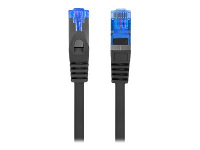 Lanberg Lanberg Patchcord Cat.6A S/FTP LSZH CCA | PCF6A-10CC-0200-BK | 2 m PCF6A-10CC-0200-BK
