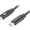 Lanberg Lanberg USB-C 2.0 Cable, Quick Charge 4.0 | CA-CMCM-40CU-0018-BK | USB Type-C to USB Type-C | 1.8 m CA-CMCM-40CU-0018-BK