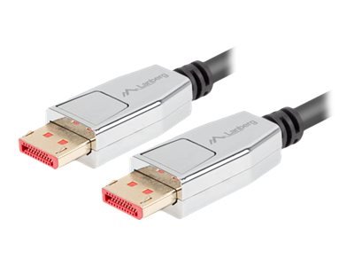 Lanberg Lanberg DisplayPort M/M Cable 20 PIN V1.4 8K 60HZ | CA-DPDP-20CU-0010-BK | 1 m CA-DPDP-20CU-0010-BK