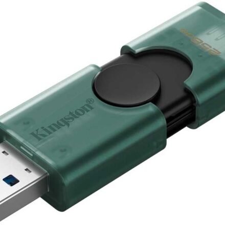 Kingston Kingston USB Flash Drive | DataTraveler Duo | 256 GB | USB Type-A and USB Type-C | Black/Green DTDEG2/256GB