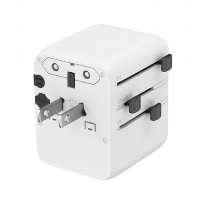 Gembird Gembird Universal travel power adapter | TPA-1A2C20-01-W | 20 W | Travel Adapter TPA-1A2C20-01-W